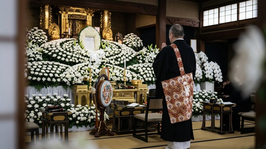 お寺さんが来なかった